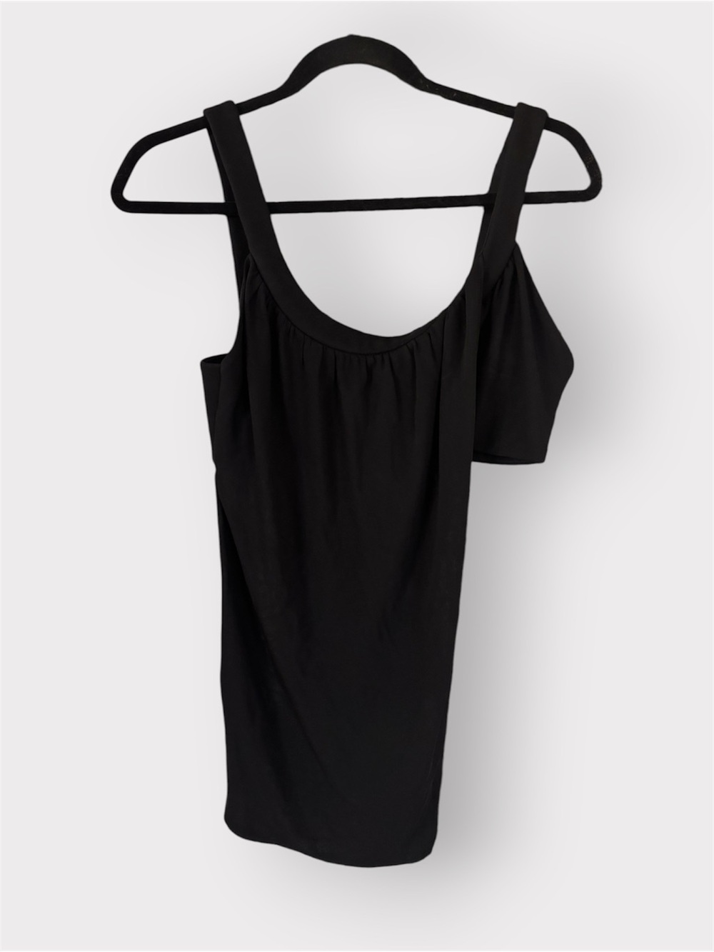 Proenza Schouler Black Asymmetric Draped Bra Top NWT Size 4 - Picture 3 of 13